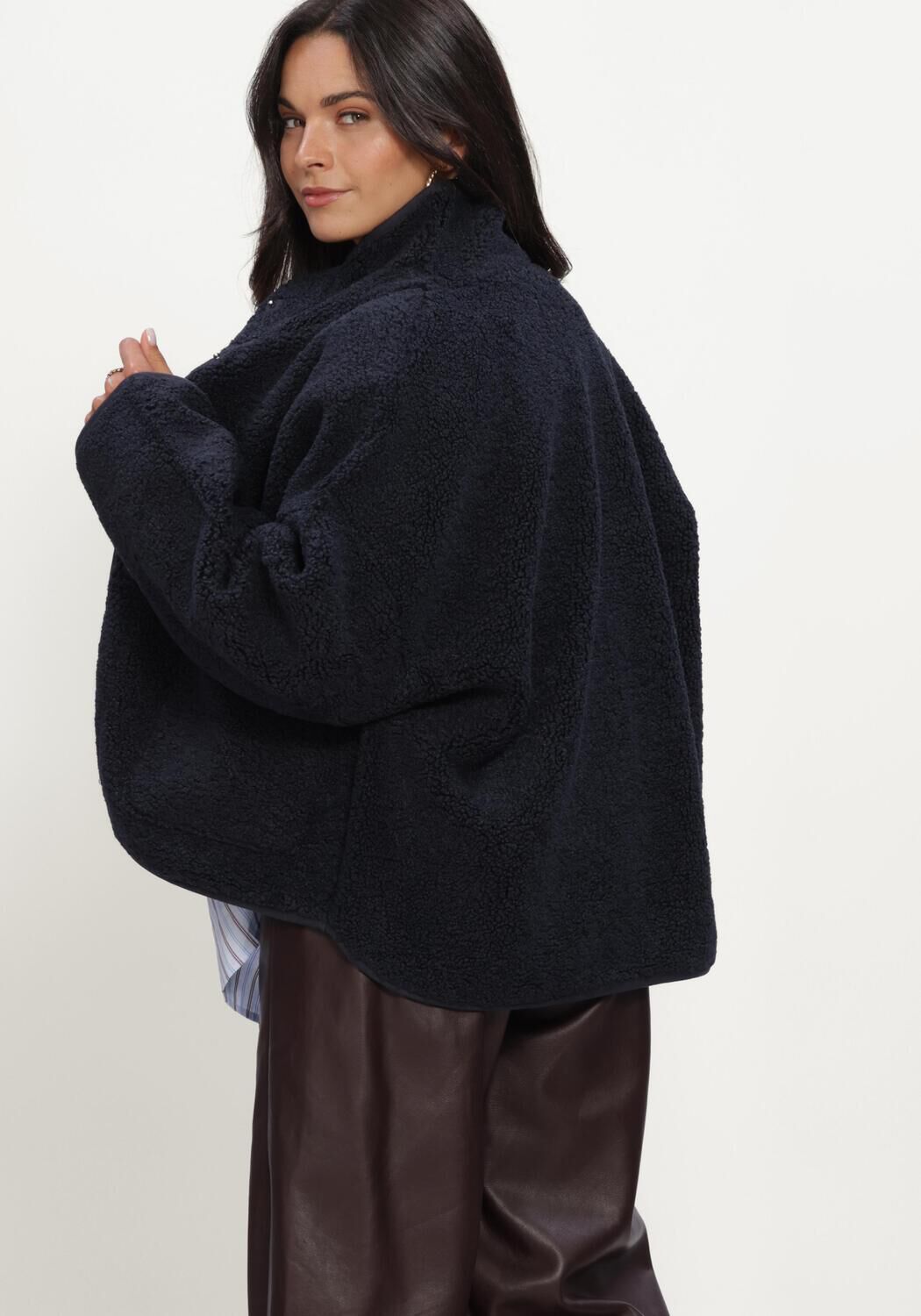 Donkerblauwe KNIT-TED Jack JILL JACKET - large