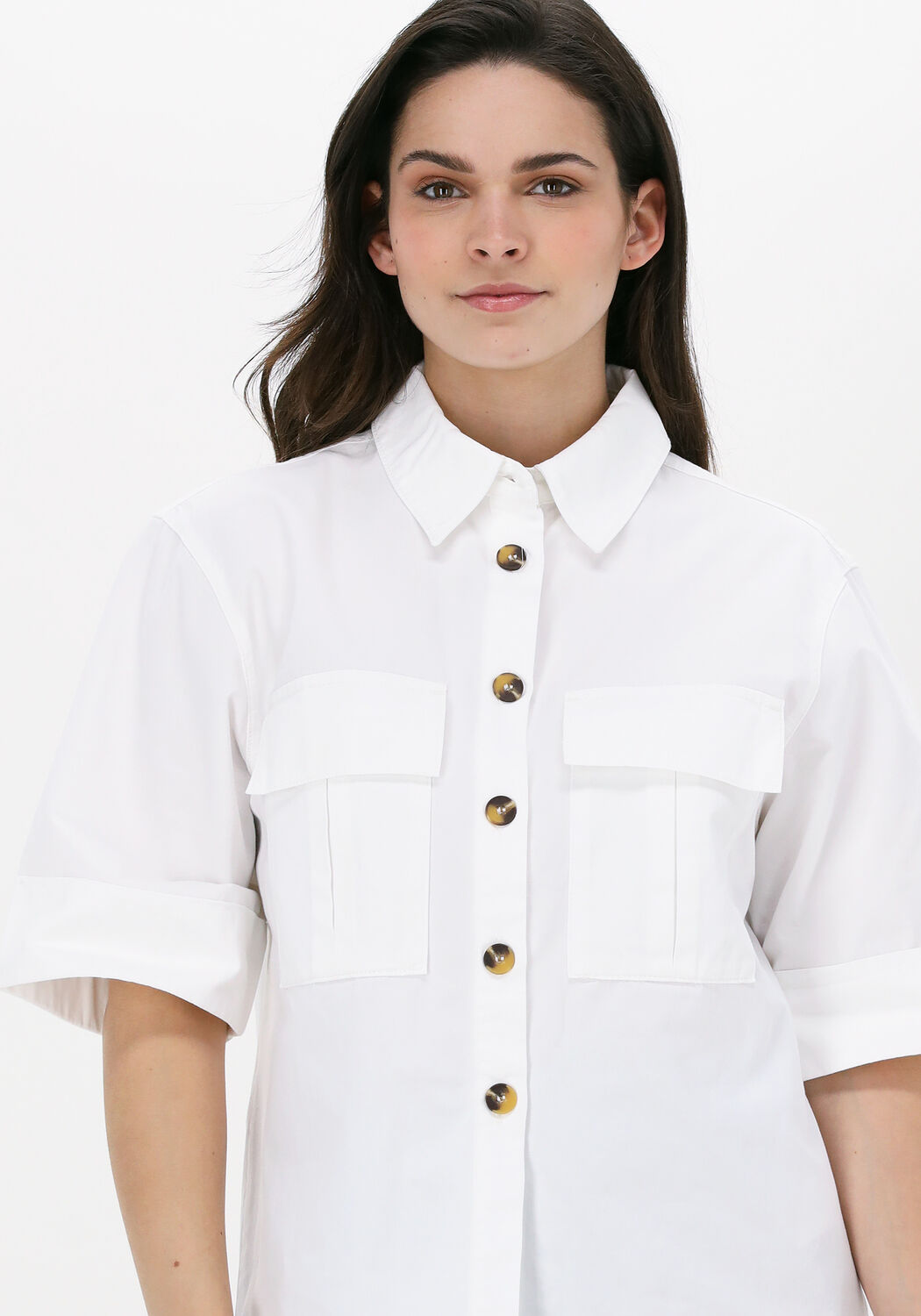 Gebroken wit NA-KD Blouse OVERSIZED 