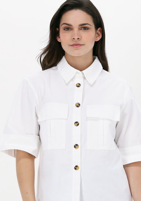 Gebroken wit NA-KD Blouses OVERSIZED POCKET SHIRT - large