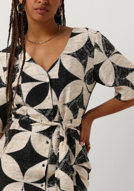 Zwarte OBJECT Mini jurk OBJBETINA LO 2/4 DRESS - large
