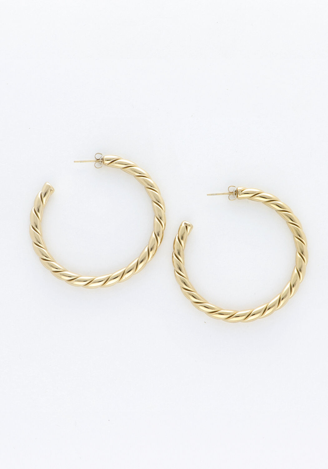 Goudkleurig NOTRE-V Oorbellen X FLORINE - BAILAR HOOPS - medium