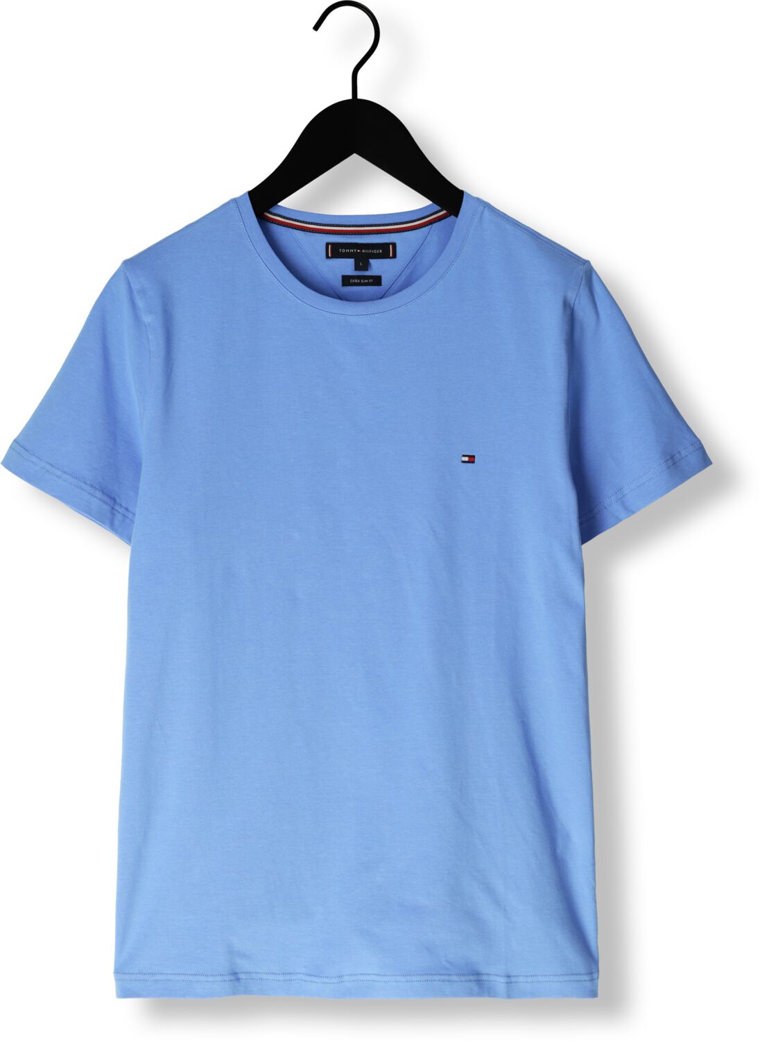 TOMMY HILFIGER Heren Polo's & T-shirts Stretch Slim Fit Tee Blauw