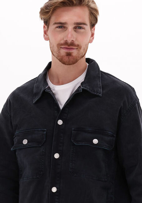 Zwarte TOMMY JEANS Spijkerjas UTILITY SHIRT JKT RCYCR CF7101 - large