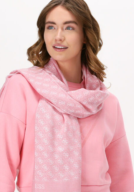 Roze GUESS Sjaal KASINTA PRINTED SCARF - large