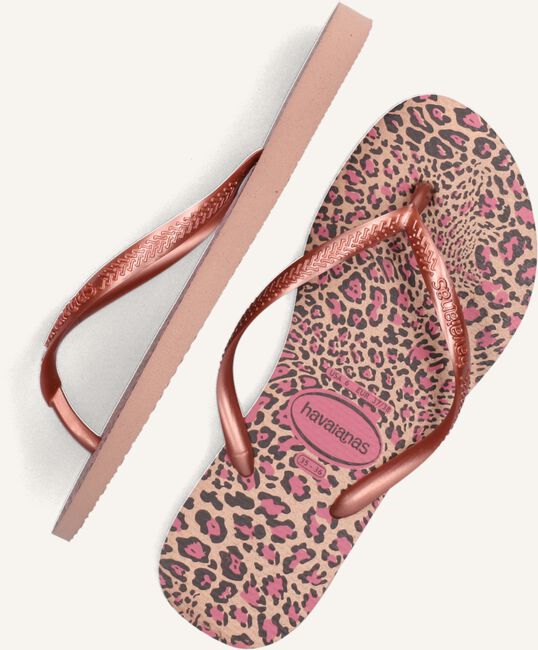 Roze HAVAIANAS Teenslippers KIDS SLIM ANIMALS Roze HAVAIANAS Teenslippers KIDS SLIM ANIMALS - large