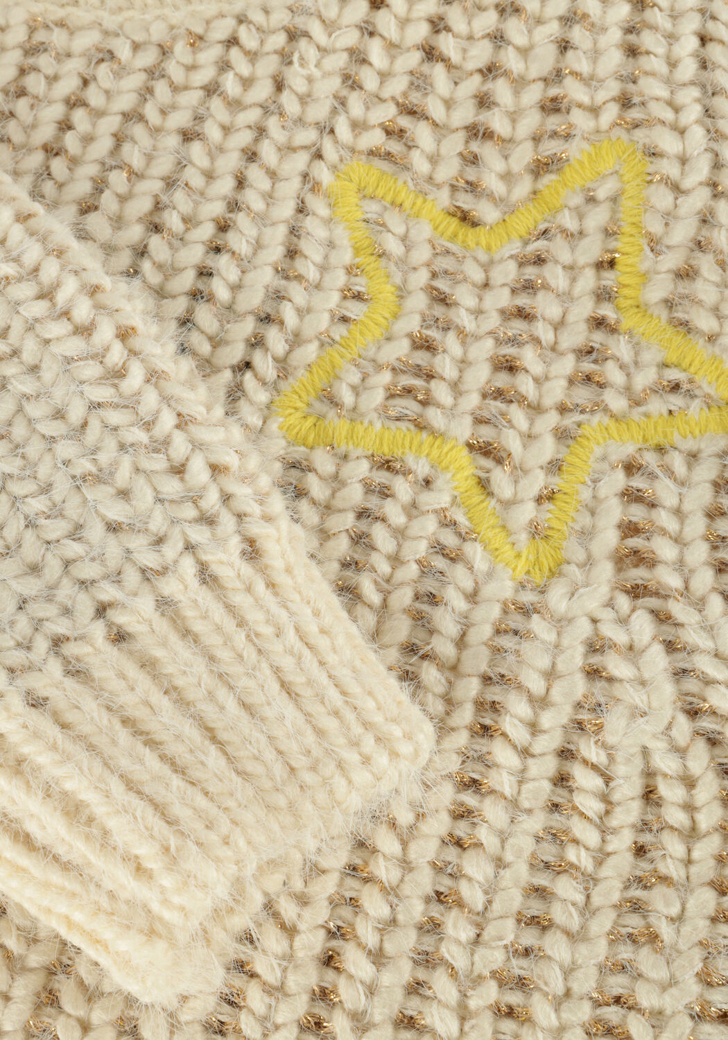 LIKE FLO Meisjes Truien & Vesten Donya Knitted Sweater Beige