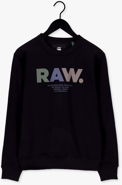 Zwarte G-STAR RAW Sweater MULTI COLORED RAD. R SW - large
