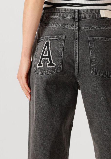 Grijze ALIX THE LABEL Straight leg jeans LADIES WOVEN RELAXED DENIM PANTS - large