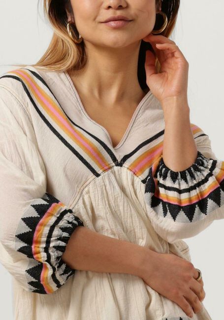 Gebroken wit DEVOTION Mini jurk LINDOS - large