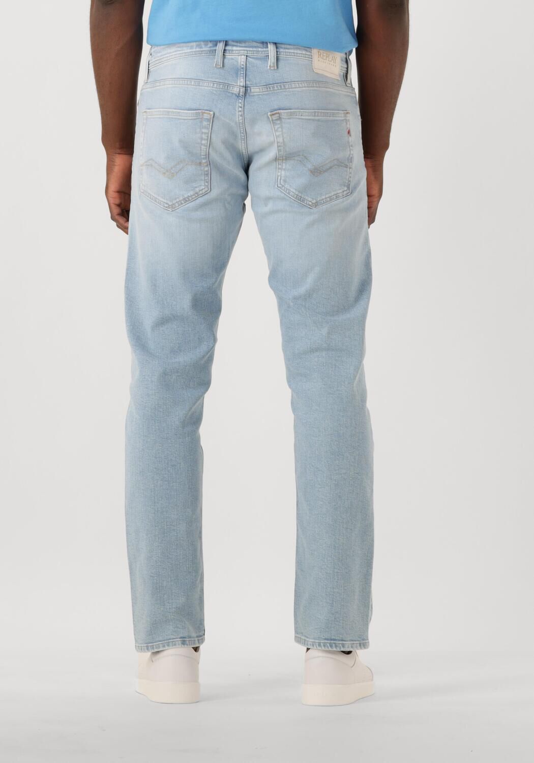 REPLAY Heren Jeans Grover Pants Lichtblauw