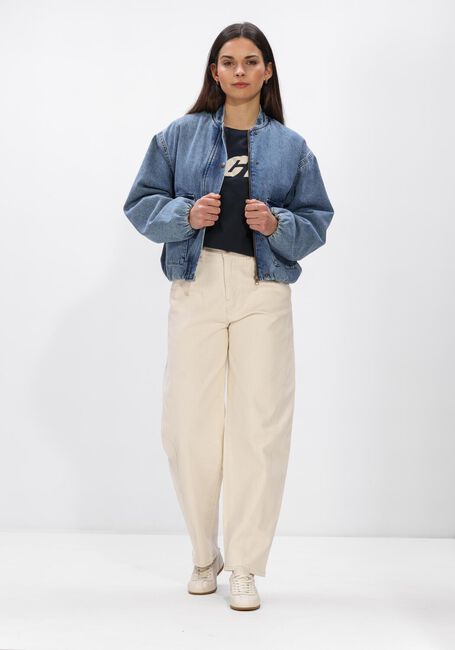 Blauwe BY-BAR Jassen MAGGIE DENIM JACKET - large