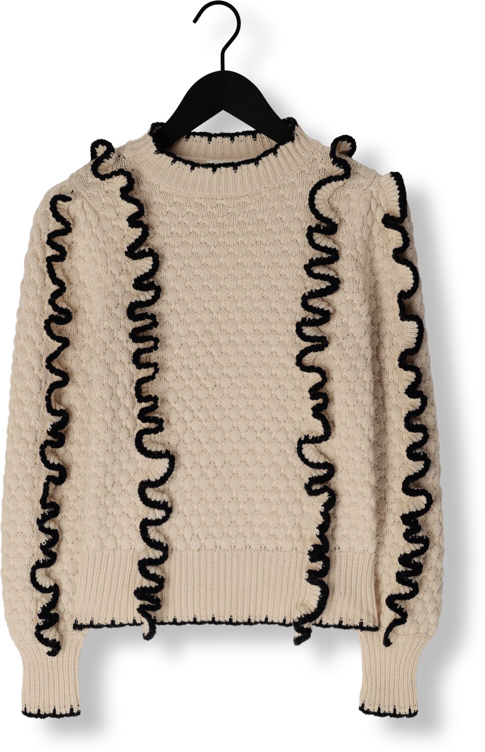OBJECT Dames Truien & Vesten Objyaa L s Knit Pullover 131 Beige