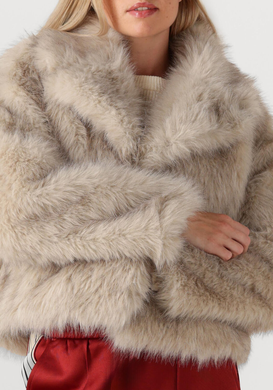Zand COPENHAGEN MUSE Teddy jas CMPLUSHY-JACKET | Omoda