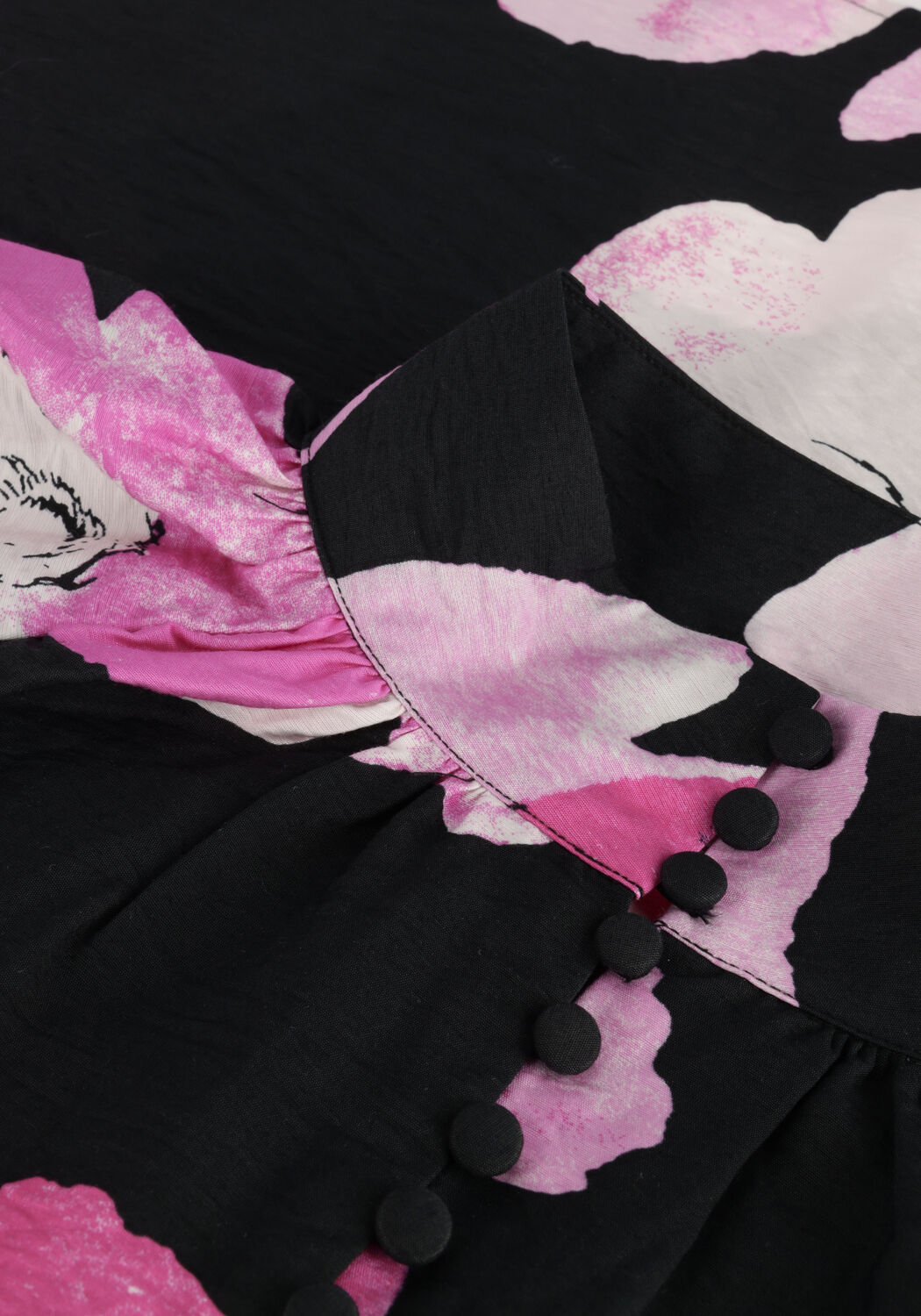 Zwarte SELECTED WOMEN Top SLFAURA LS BUTTONED TOP B - large