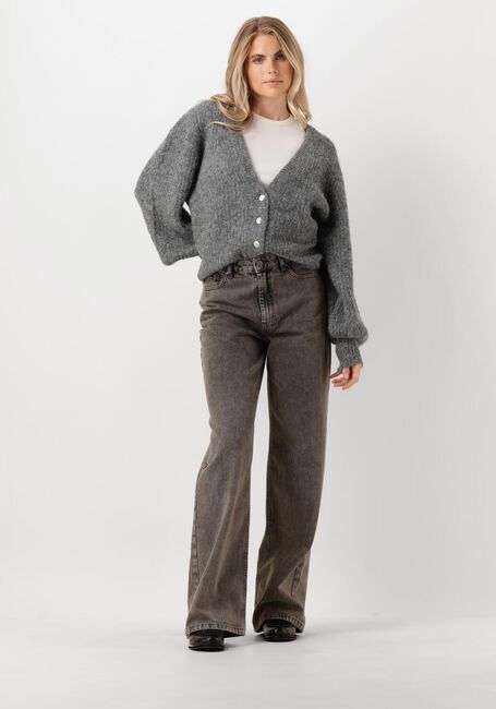 Grijze CO'COUTURE Vest CORELIE BUTTON KNIT - large