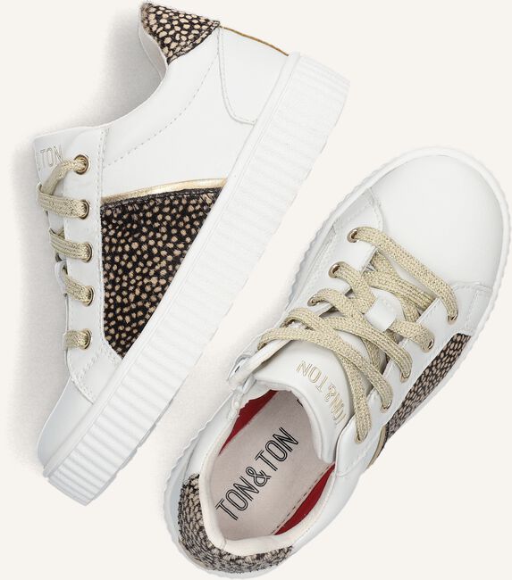 Witte TON & TON Lage sneakers NORELL Witte TON & TON Lage sneakers NORELL - large