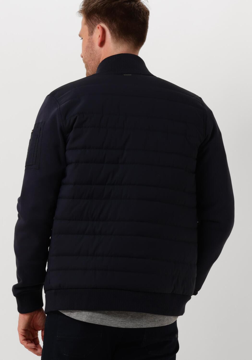 PME LEGEND Heren Jassen Zip Jacket Hybrid Sweat Blauw