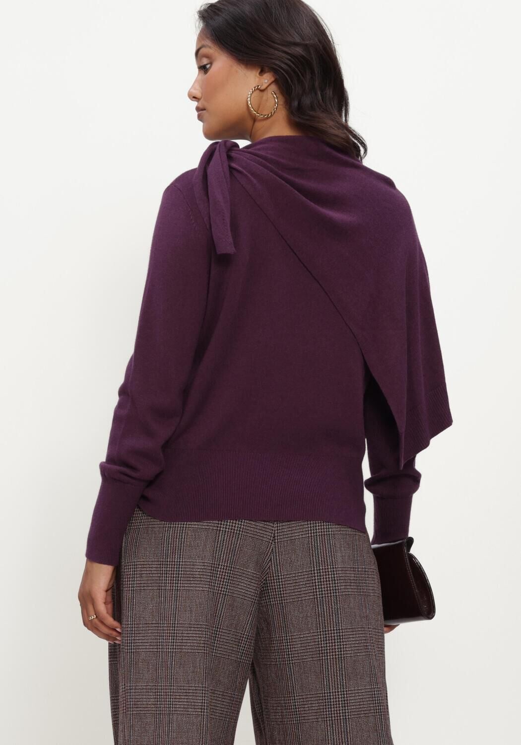Paarse CAROLINE BISS Trui 4205 - large