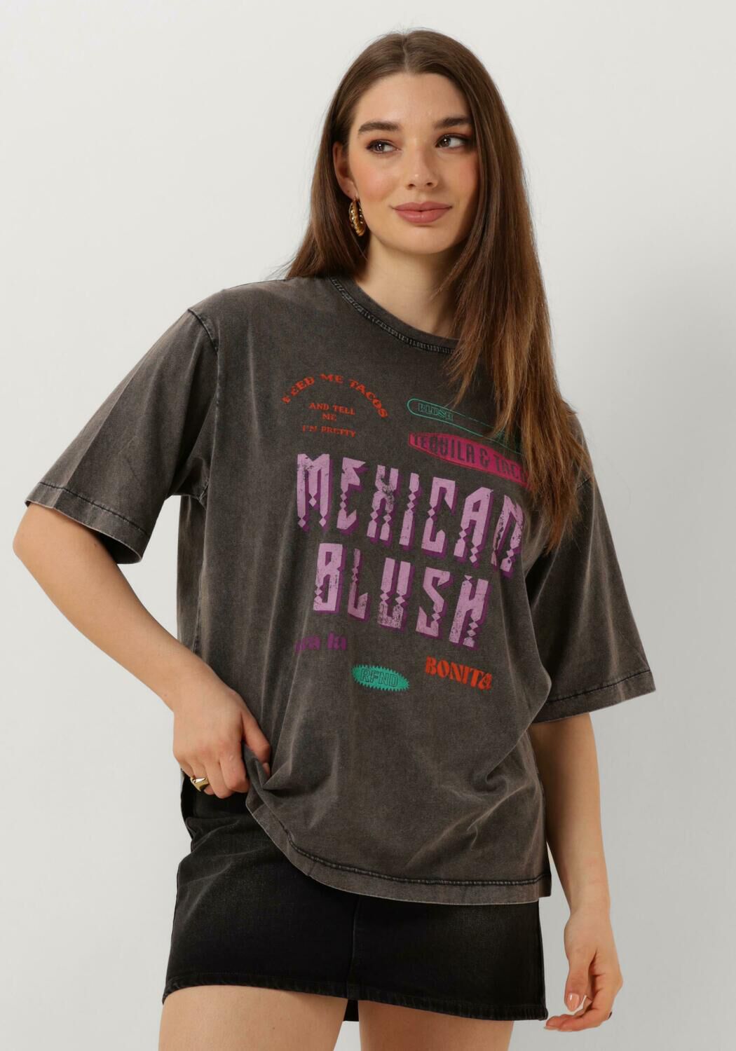 Antraciet shirt dames online