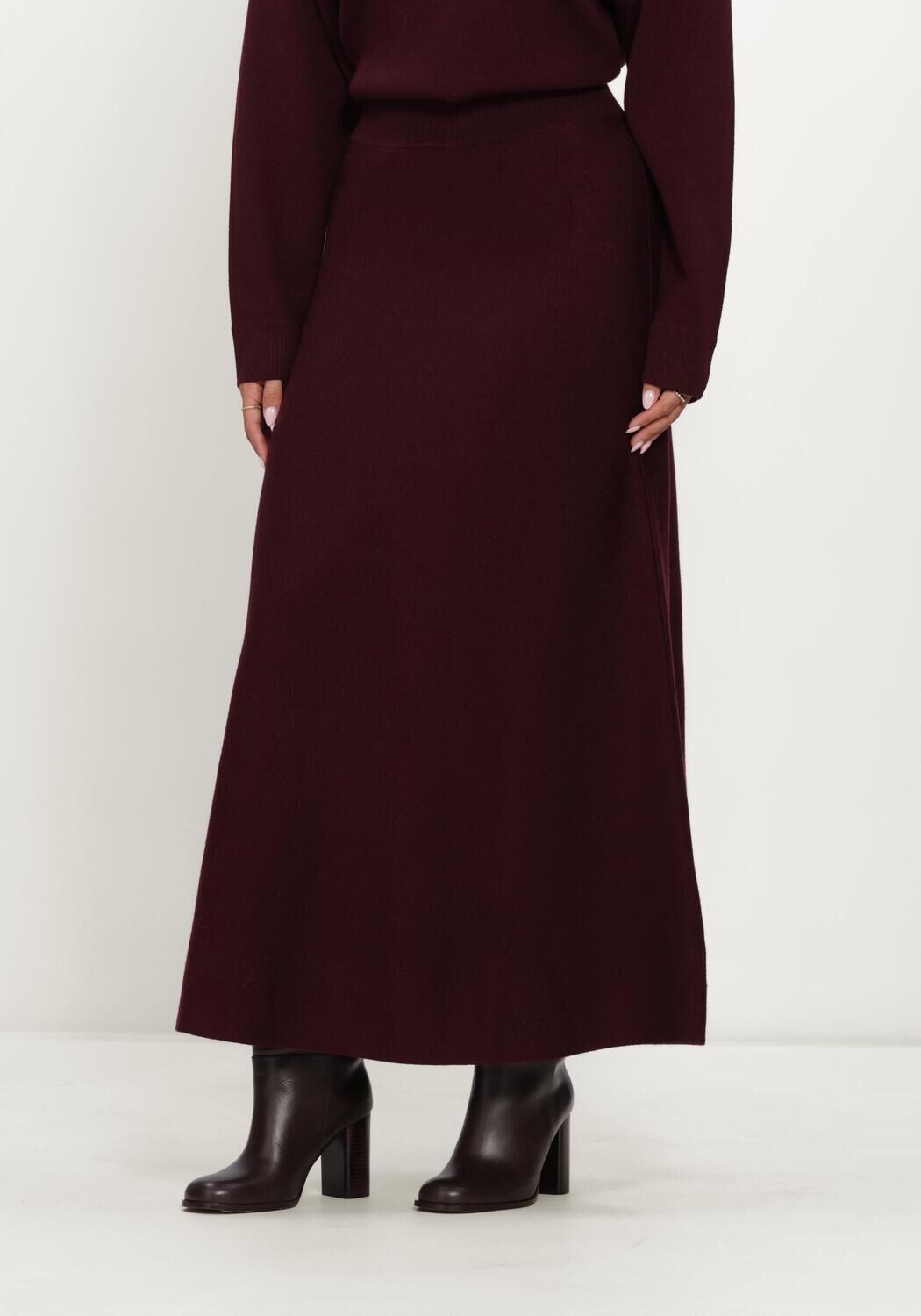 TWIST & TANGO Dames Rokken Felina Knitted Skirt Bordeaux