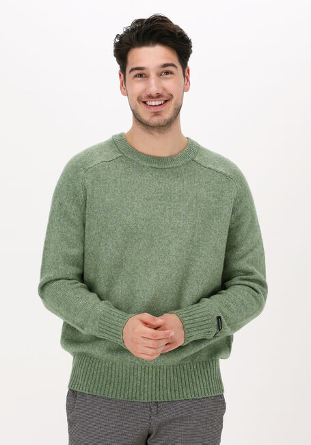 Groene SCOTCH & SODA Trui 164000 - RELAXED CREWNECK PULL - large