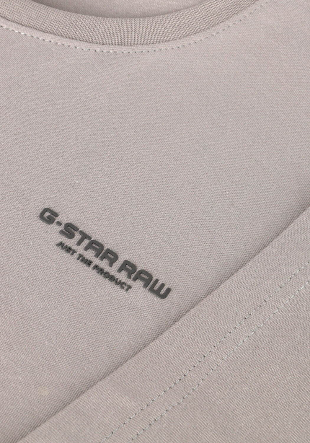 Lichtgrijze G-STAR RAW T-shirt SLIM BASE R T S/S - large