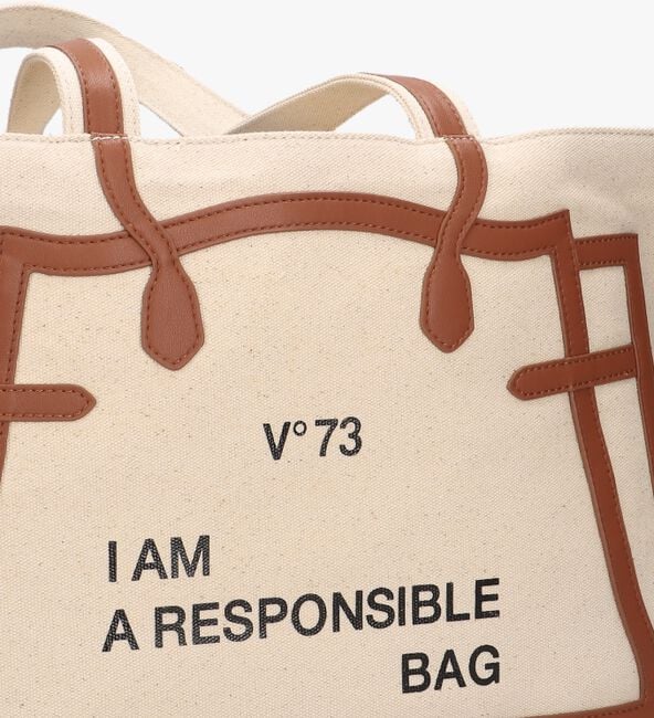 Beige V73 Shopper RESPONSIBILITY SHOPPING MUST - large