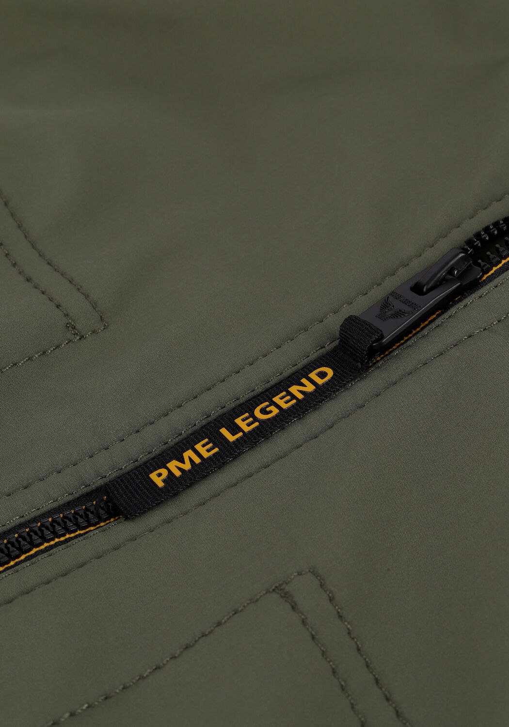 Groene PME LEGEND Regenjas SEMI LONG JACKET SUCCESSOR SOFT SHELL - large