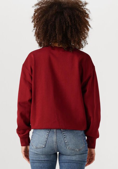 Bordeaux CALVIN KLEIN Trui LS MONOLOGO FRENCH TERRY RLXD CR - large