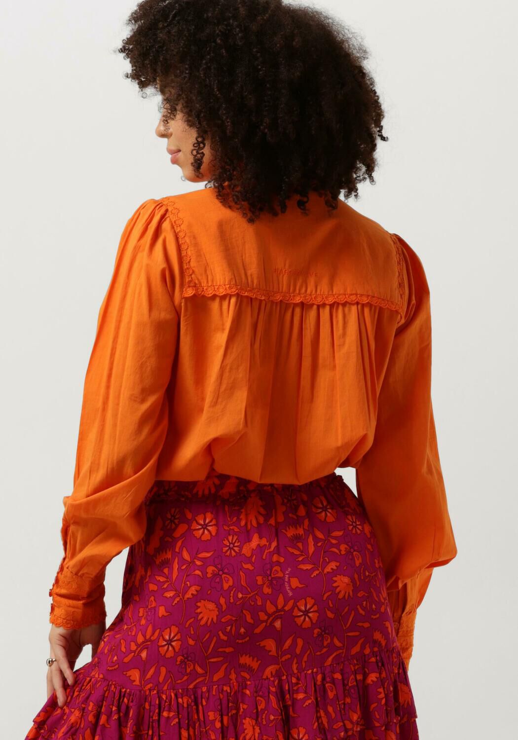 HARPER & YVE Dames Blouses Yasmin-ls Oranje