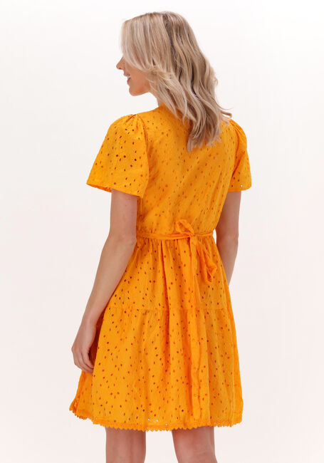Oranje Y.A.S. Mini jurk YASLOHRI SS WRAP DRESS S. - large