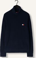 Blauwe TOMMY JEANS Coltrui TJM SLIM XS BADGE ROLLNECK Blauwe TOMMY JEANS Coltrui TJM SLIM XS BADGE ROLLNECK - medium