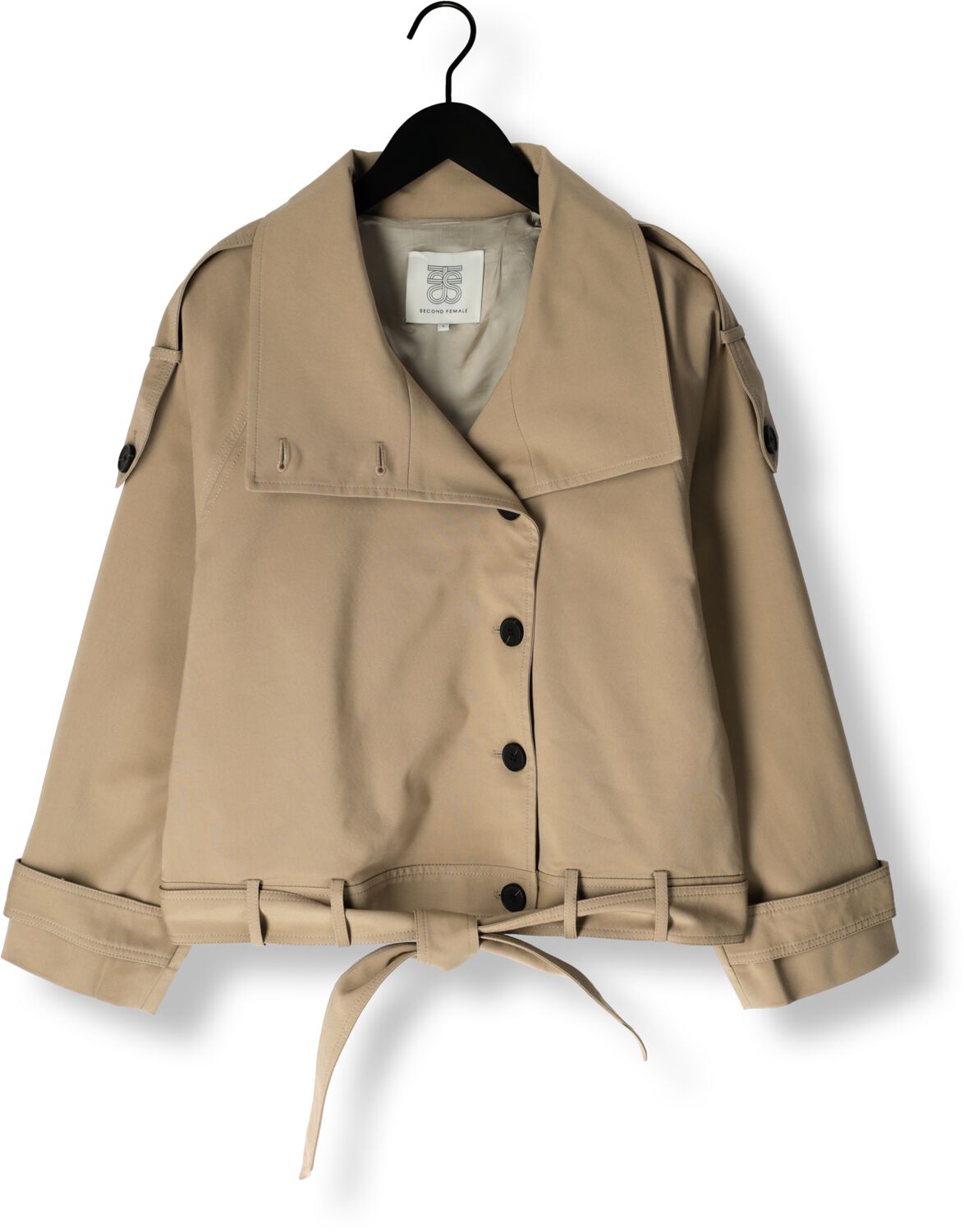 SECOND FEMALE Dames Jassen Toga Jacket Khaki