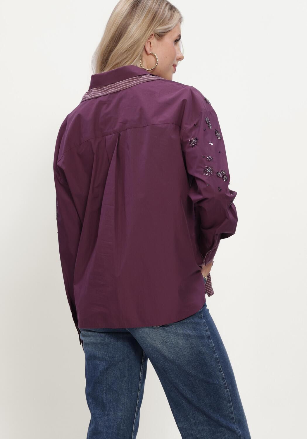 Paarse CAROLINE BISS Blouses 4627 - large