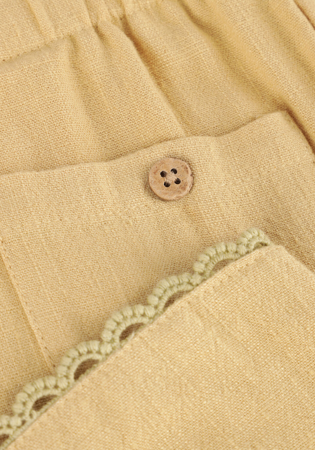 LIL' ATELIER Meisjes Broeken Nmfdamla Loose Pant Lil Geel