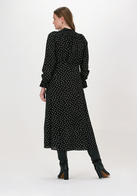 Zwarte LEVETE ROOM Midi jurk PAM 1 DRESS - large
