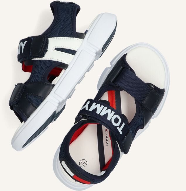 Blauwe TOMMY HILFIGER Platte sandalen 31109 Blauwe TOMMY HILFIGER Platte sandalen 31109 - large