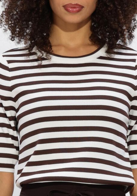 Multi STUDIO ANNELOES Trui LUNA SSL STRIPE PULLOVER - large