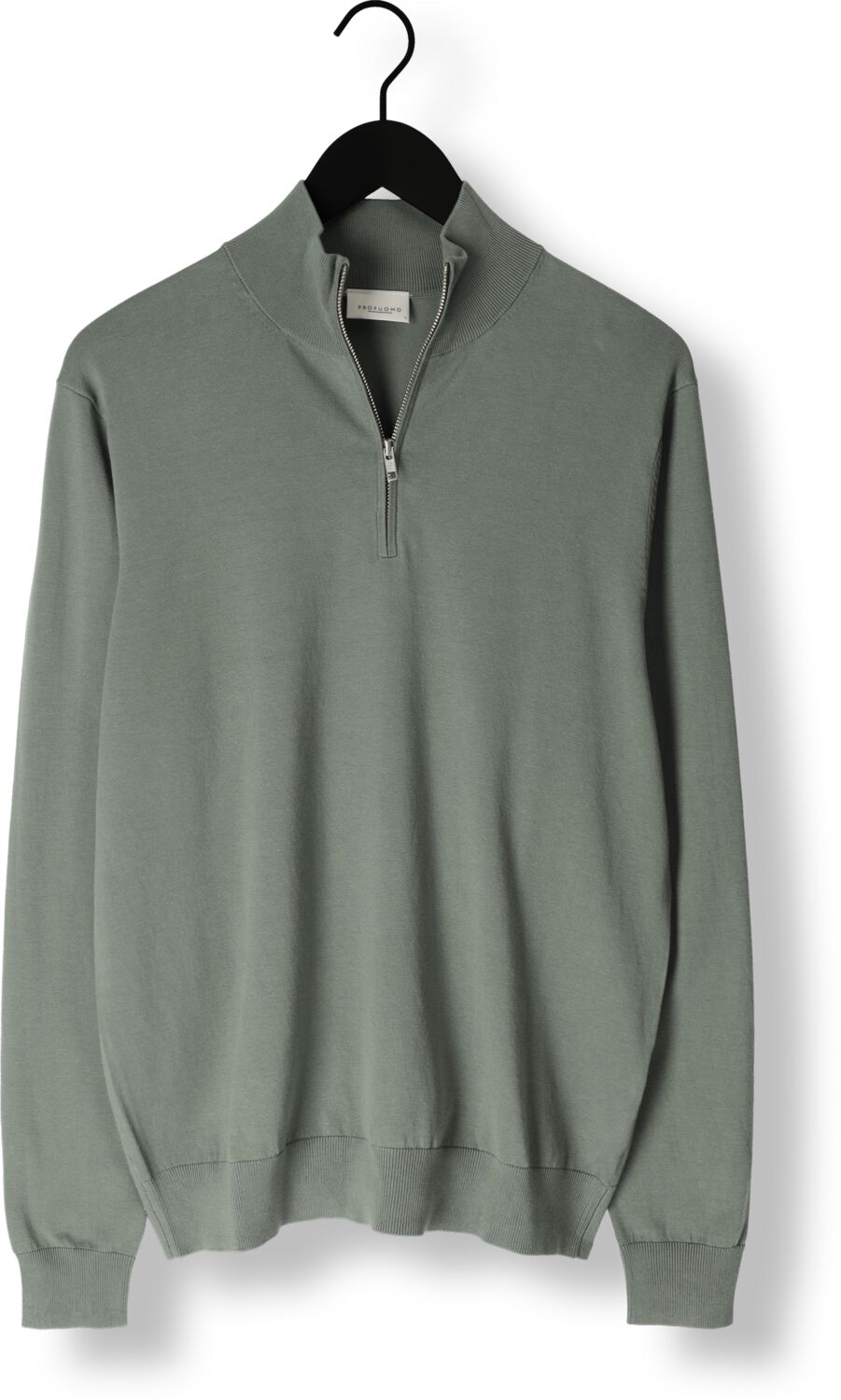 PROFUOMO Heren Truien & Vesten Pullover Half Zip Groen