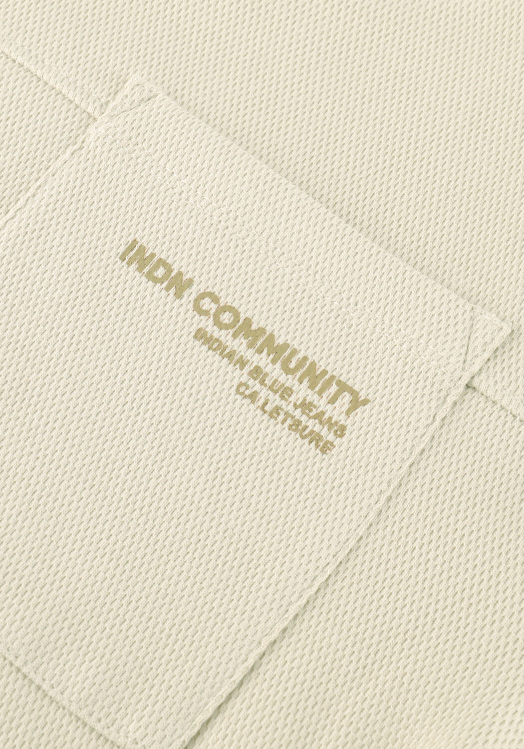 Ecru INDIAN BLUE JEANS T-shirt LOOSE FIT T-SHIRT STRUCTURE - large