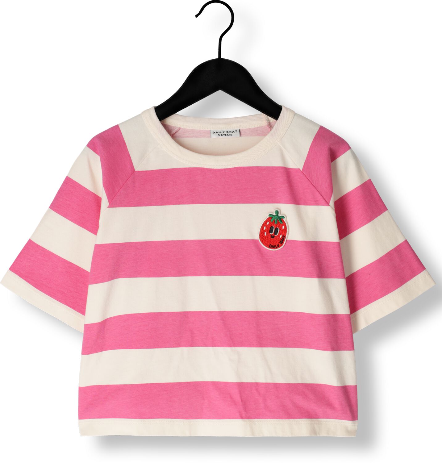 DAILY BRAT Meisjes Tops & T-shirts Striped T-shirt G Roze