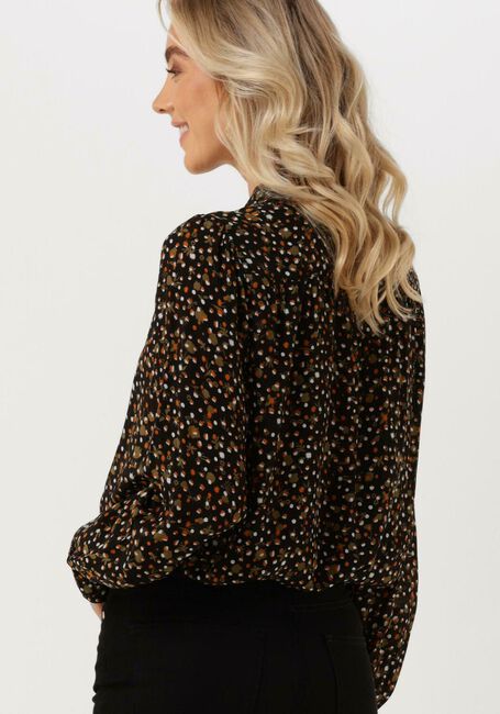 Groene SCOTCH & SODA Blouses DRAPEY SEASONAL SHIRT WITH TIES AT NECK - large