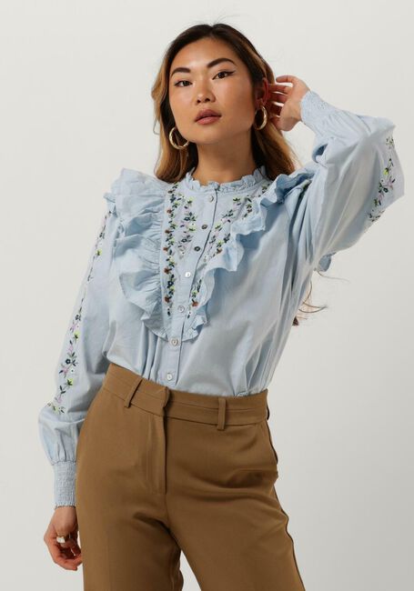 Lichtblauwe Y.A.S. Blouses YASKENLY LS SHIRT - large