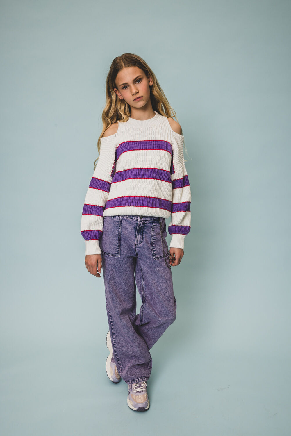 LOOXS 10sixteen Meisjes Jeans 2501-5606 Paars