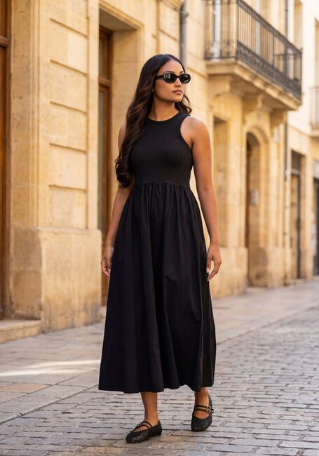 Zwarte Y.A.S. Maxi jurk YASMIRA SL LONG DRESS - large