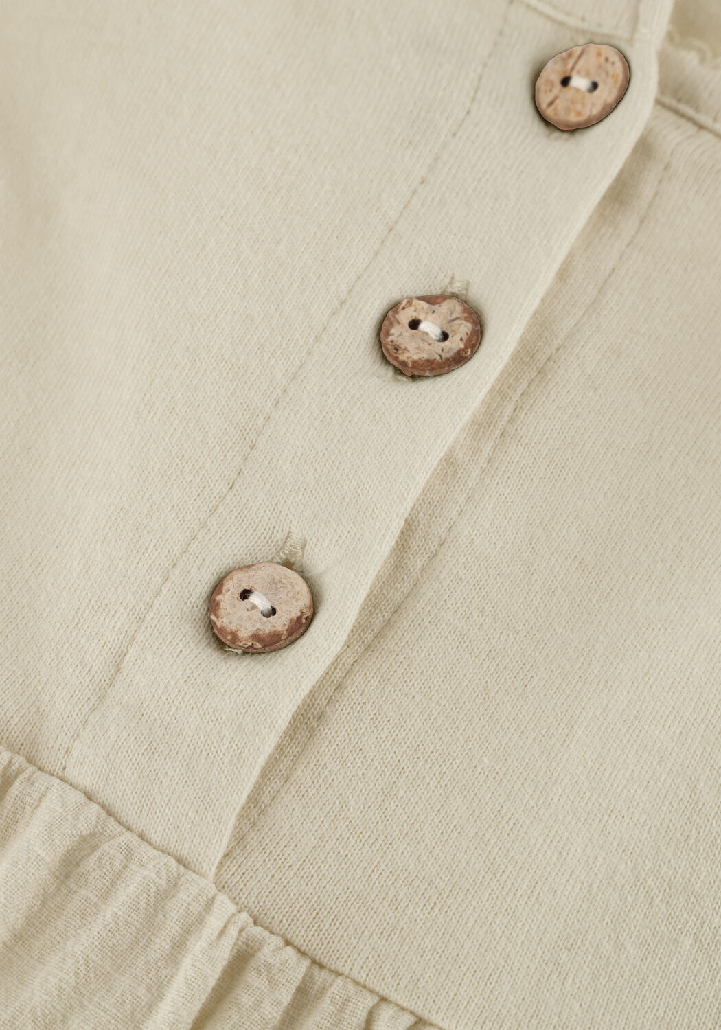 Ecru PLAY UP Mini jurk MIXED DRESS - large