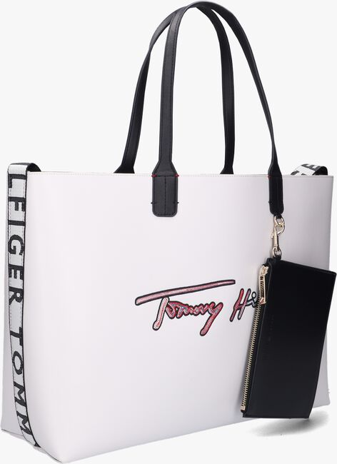 Witte TOMMY HILFIGER Shopper ICONIC TOMMY TOTE SIGNATURE - large