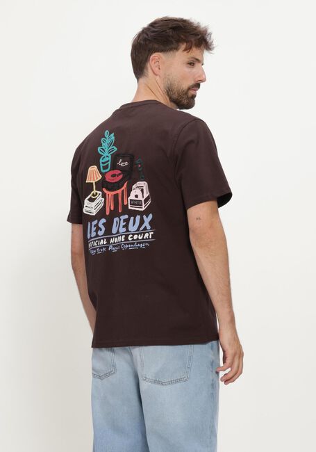 Bruine LES DEUX T-shirt RECORD T-SHIRT - large