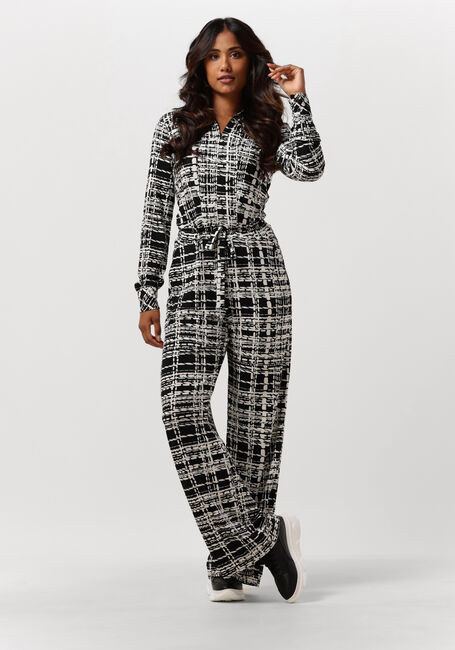 Zwarte VANILIA Jumpsuit DUO CHECK JUMPSUIT - large