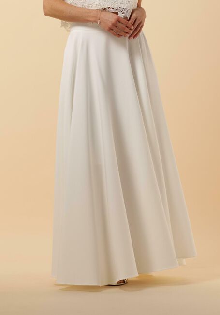 Gebroken wit Y.A.S. Bruidsmode YASDANIELLE HW MAXI SKIRT - large